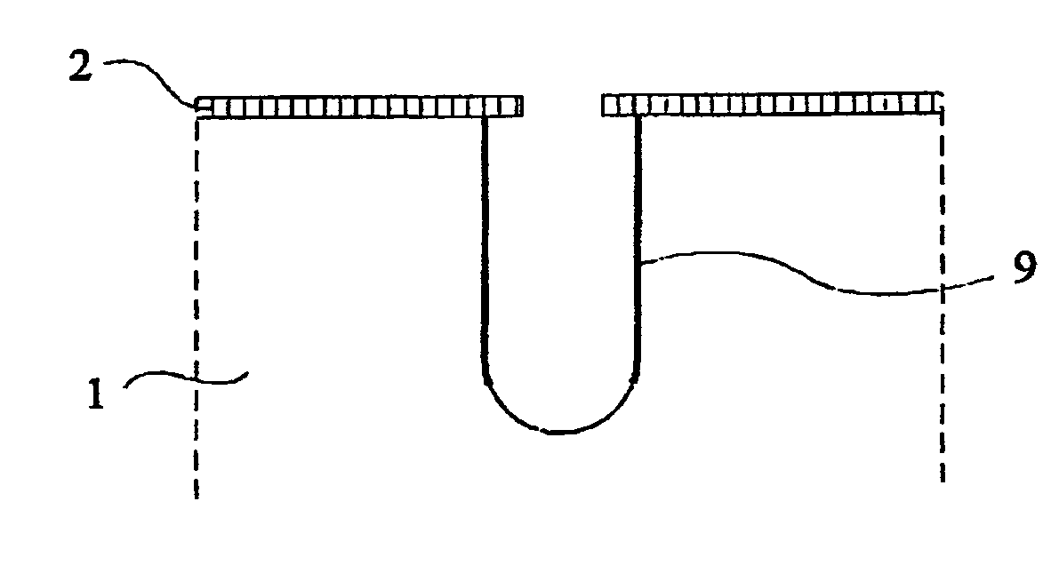 Deep anisotropic silicon etch method