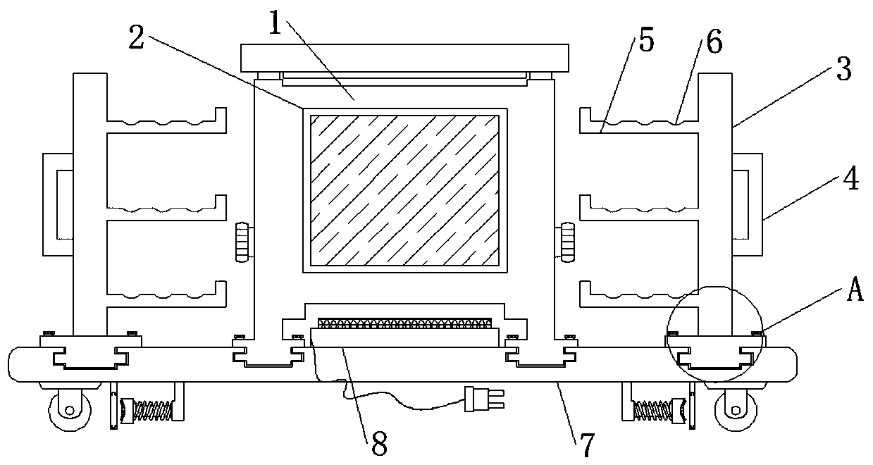 Network equipment protection frame