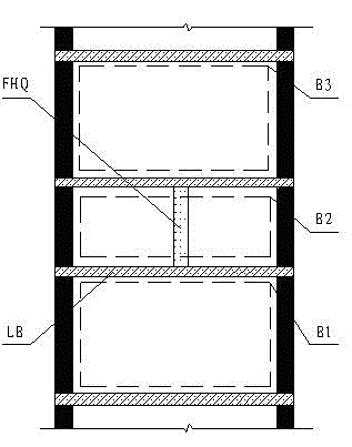 Small duplex apartment with lower main floor and upper auxiliary floor