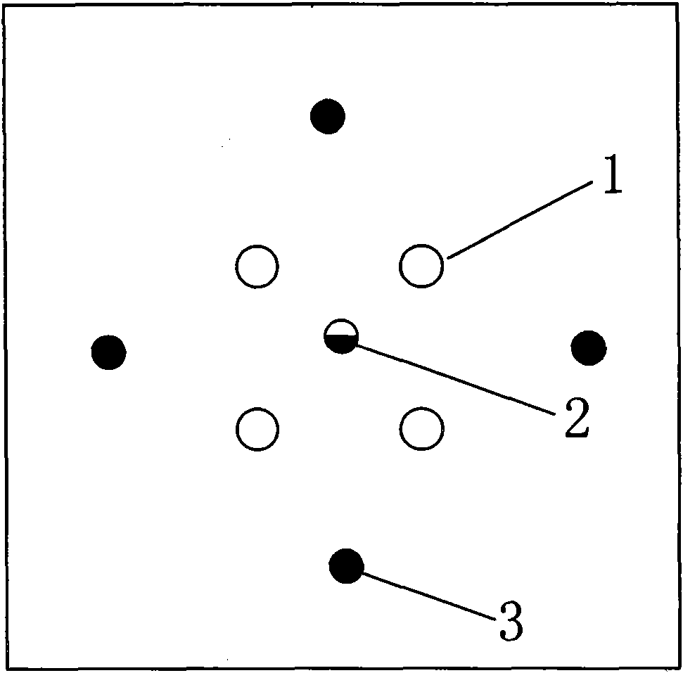 Method for improving crossing-hole gas extraction concentration