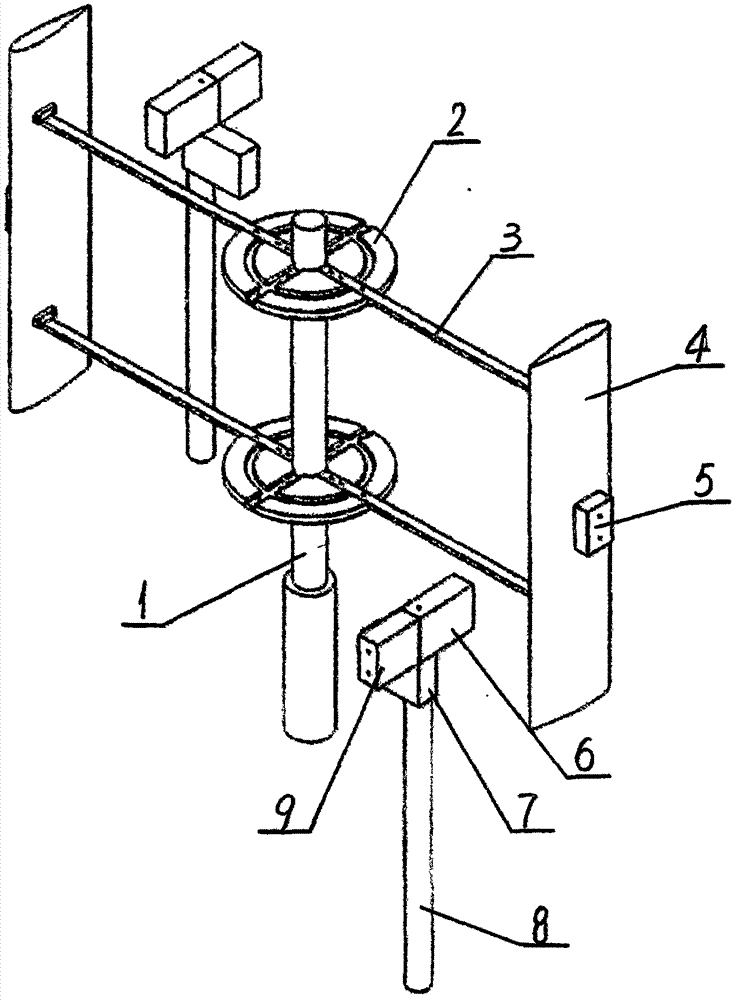 Brake mechanism for magnetic control over starting boosting and speed reduction for vertical axis wind turbine