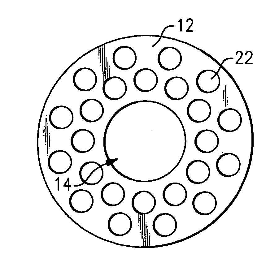 Inshot burner flame retainer