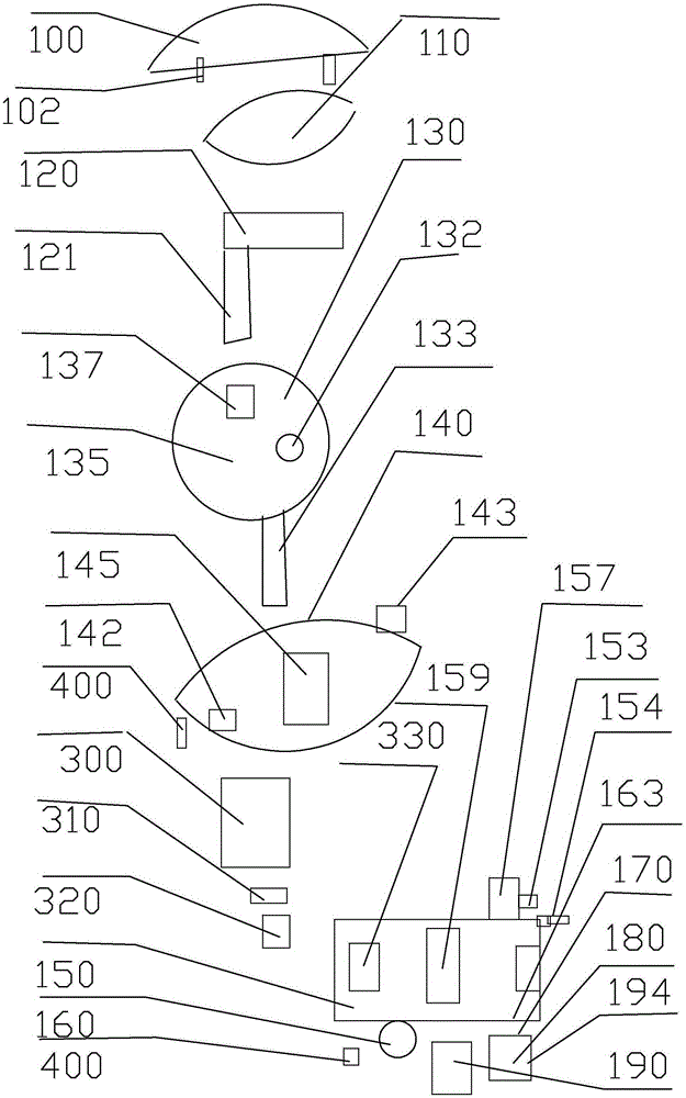 Massage ball driving mechanism