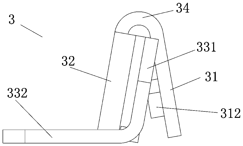 Soft package battery module with non-welding type tab connecting structure, and connecting method