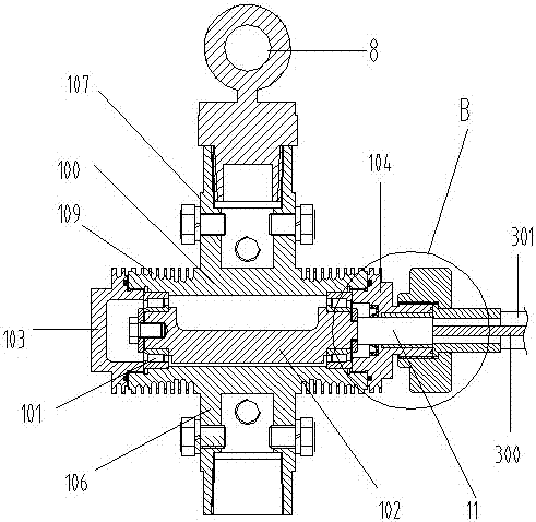 Automatic feed type soil sampling device