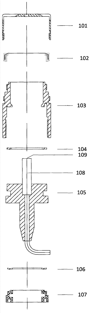 Wavelength division multiplexing device of optical fiber microphone based on FP interferometry principle