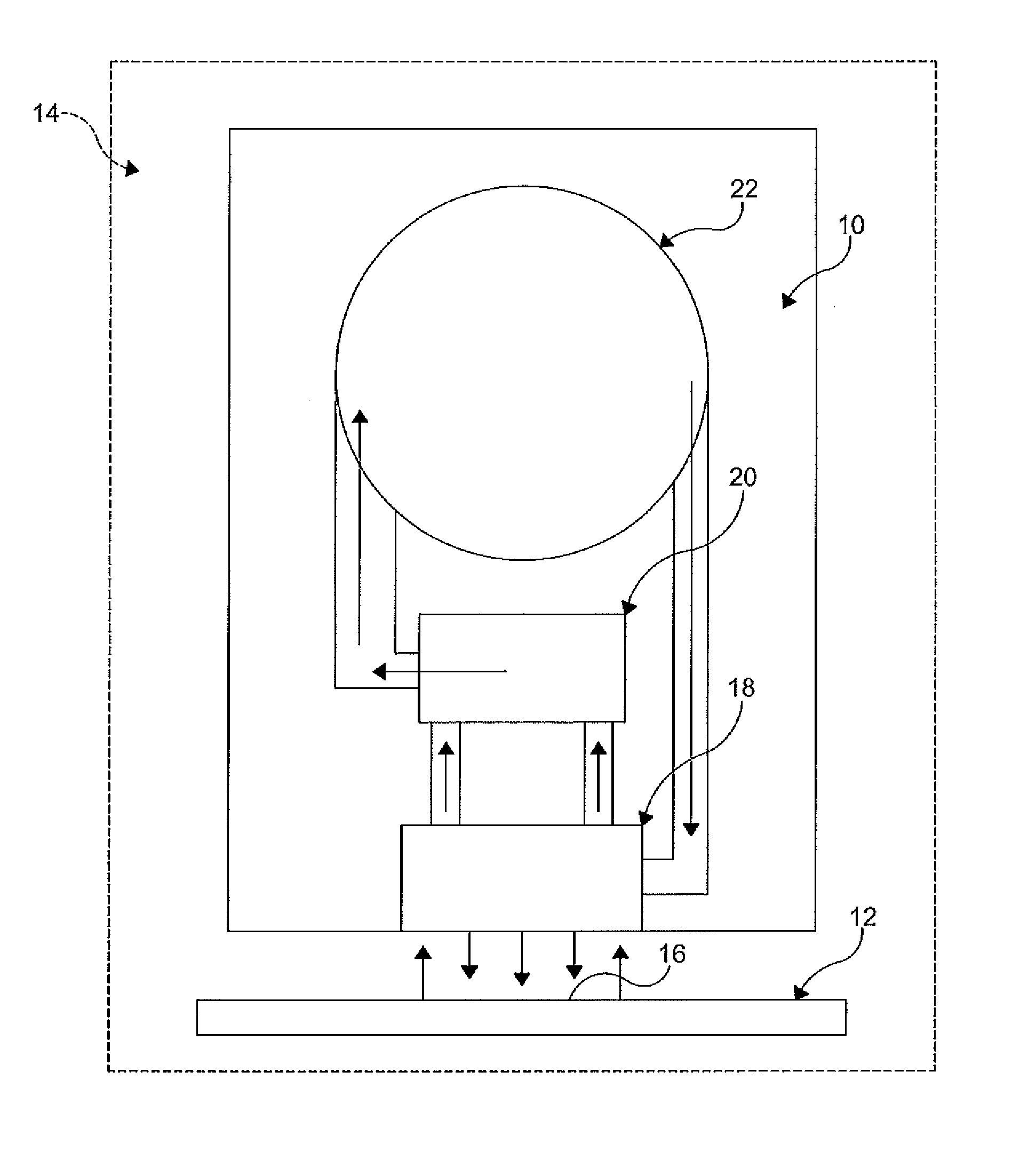 Thin-film deposition and recirculation of a semi-conductor material