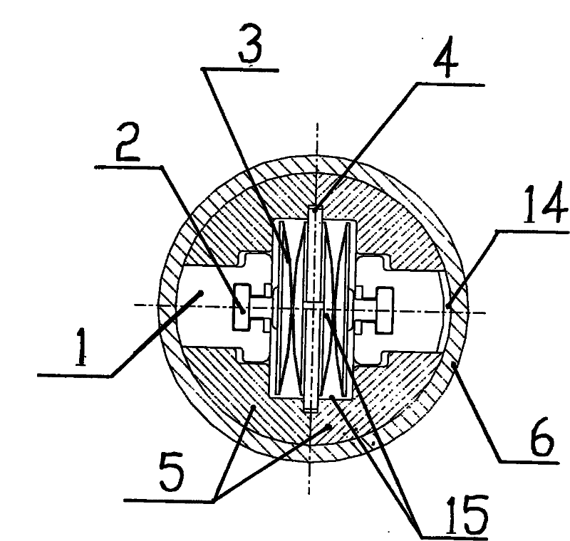 Metal air chamber driven grasping device and method of use thereof