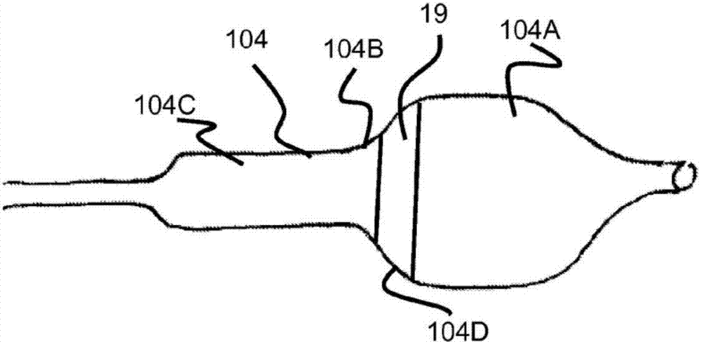 Balloon catheter with marker and processing and positioning methods