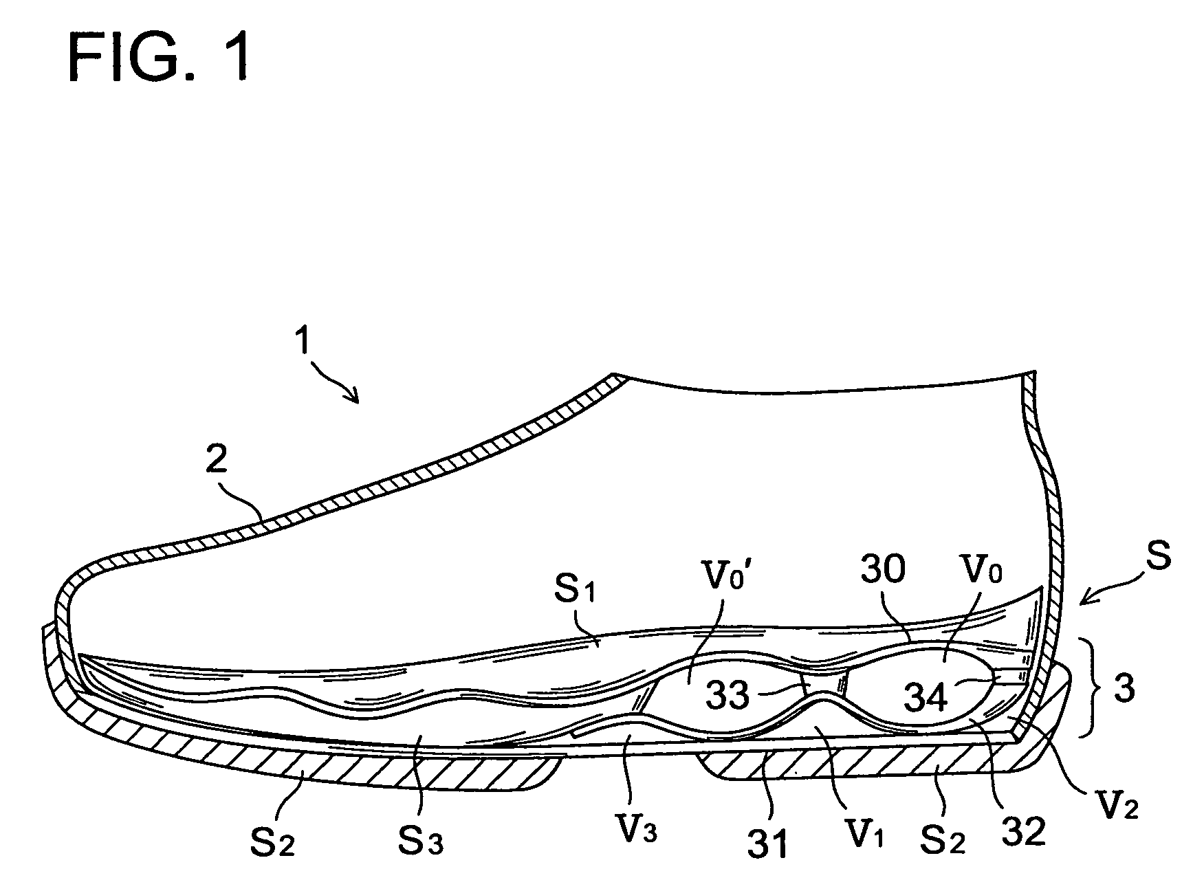 Inner sole structure for a sports shoe