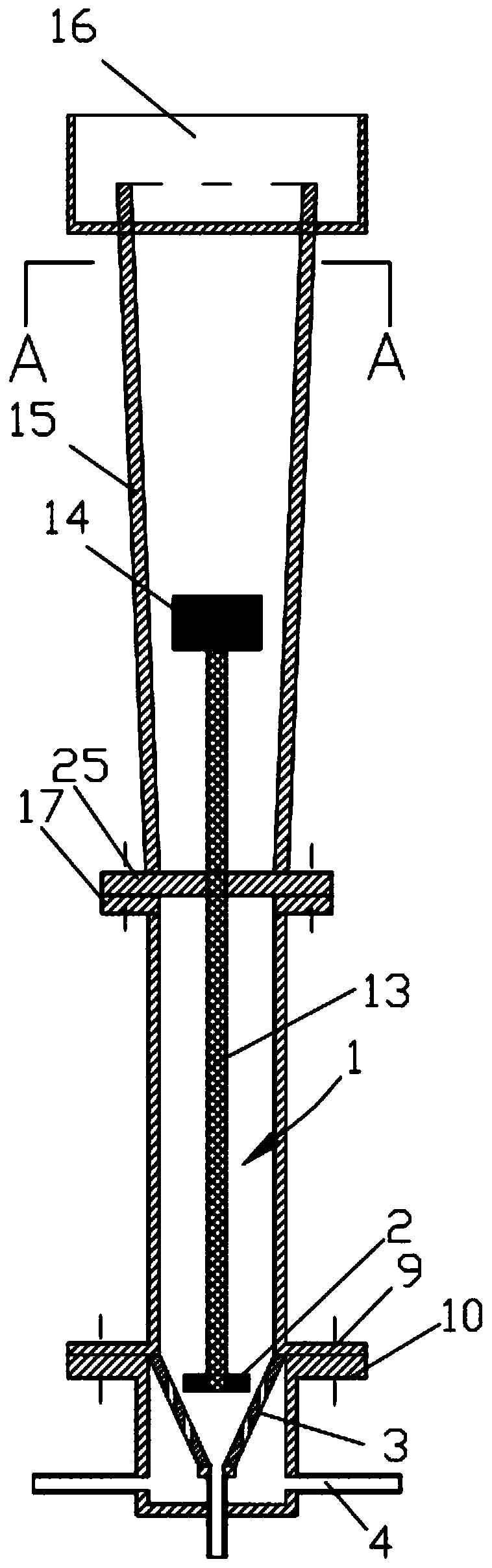 Special-shaped inclined plane countercurrent sorting device