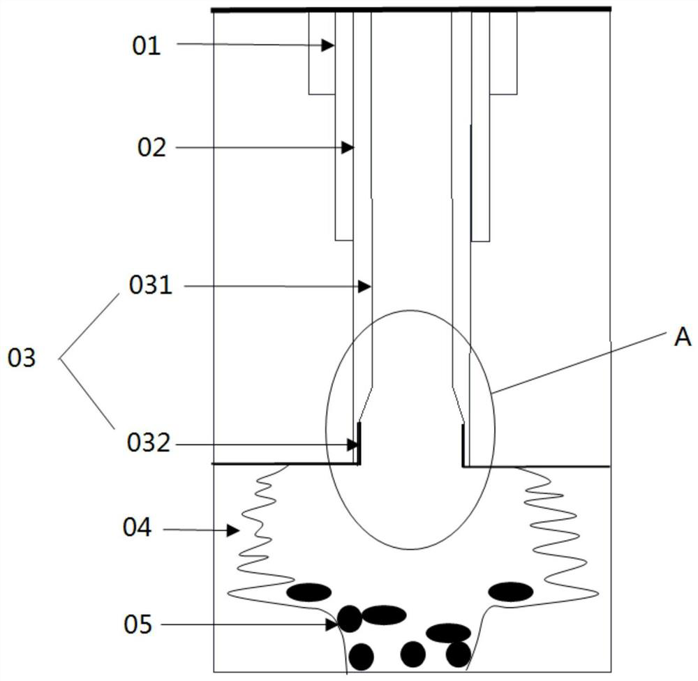 Well bore structure for out-of-round oversized hole