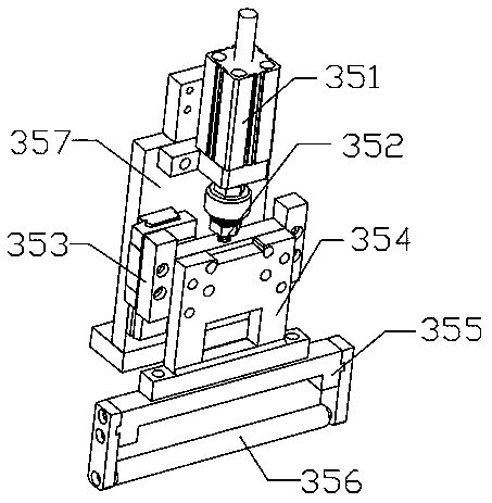 Automatic film-tearing and AOI detection integrated system for glass plates of electronic products