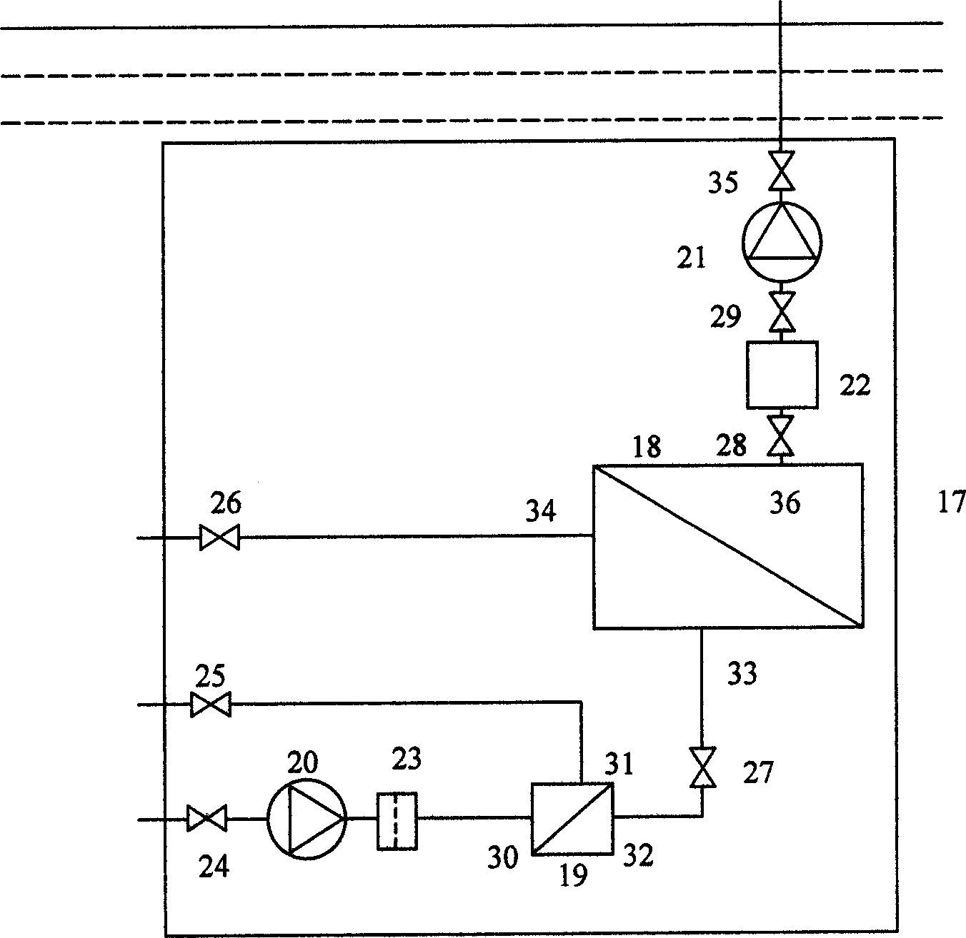 Sea water desalting plant processed deep in sea