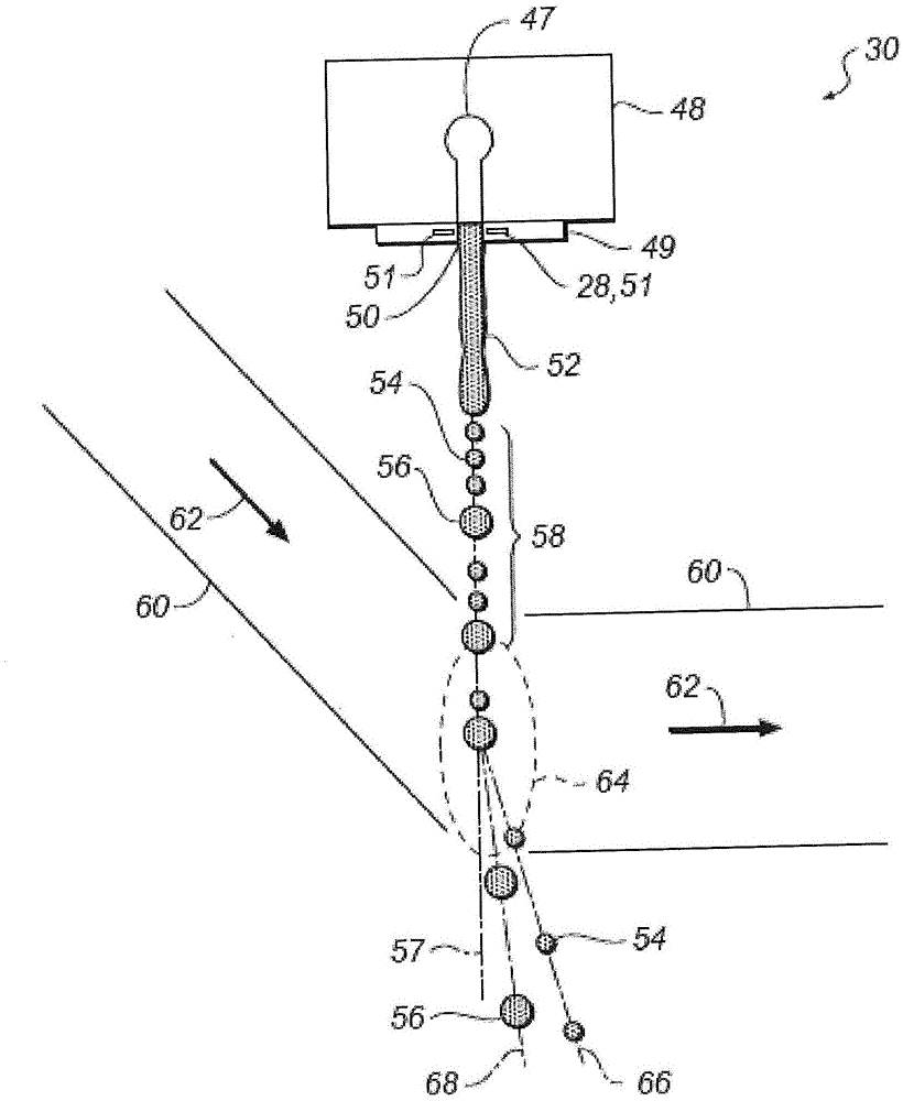 Inkjet printing with large particles