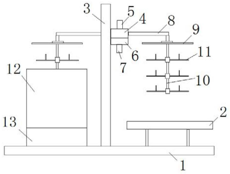 Efficient cone yarn dewatering device