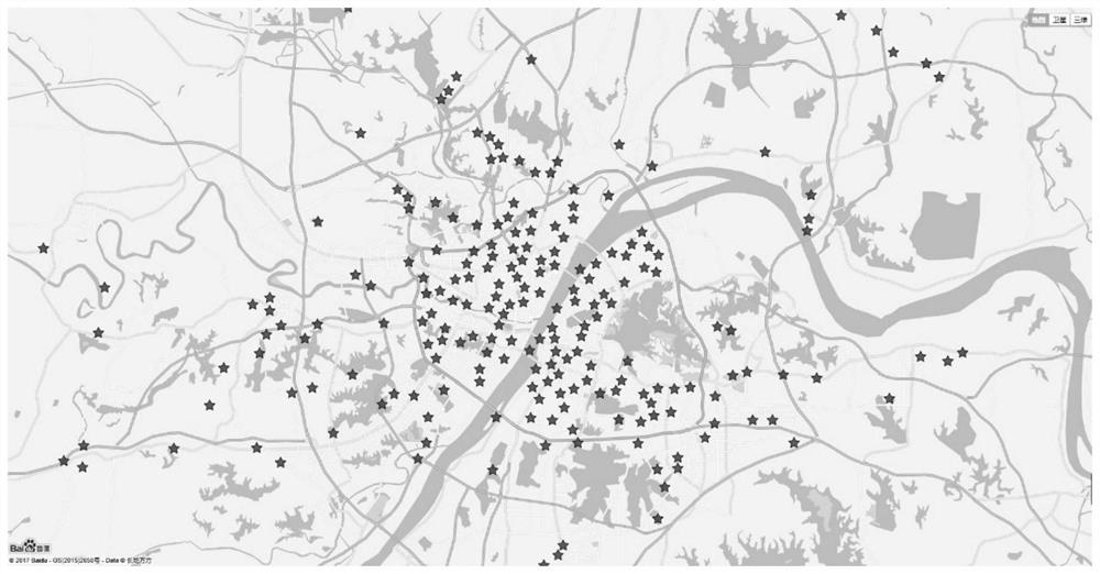 A charging pile optimization layout method based on real driving data of electric vehicles