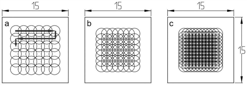 Method for preparing aluminum alloy super-hydrophobic surface through laser peening