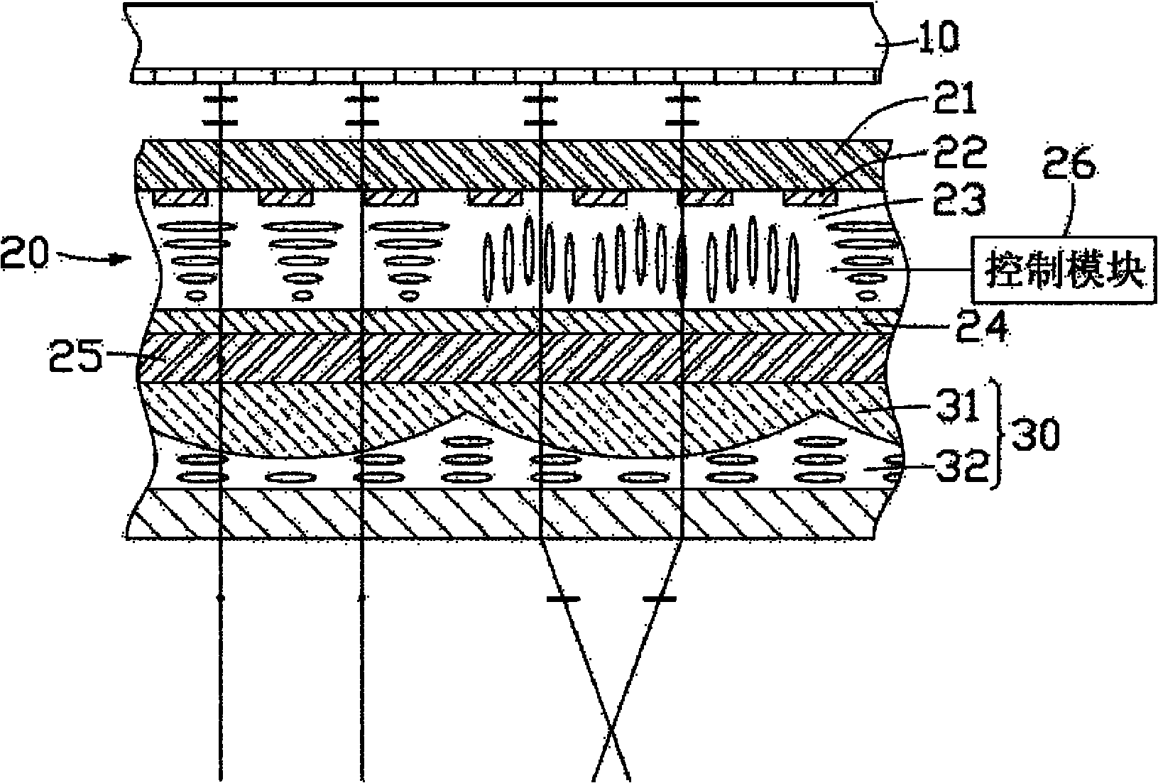 2D/3D (two-dimensional/three-dimensional) switching type stereoscopic display and control method thereof