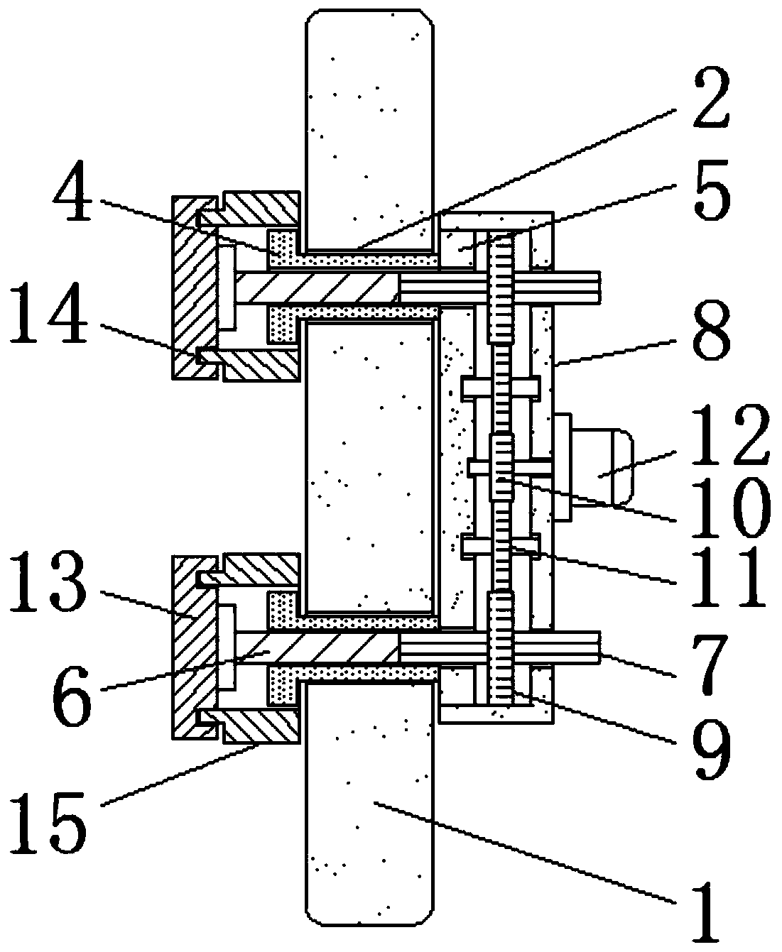 Front mold plate of injection molding machine and capable of mounting and fixing mold conveniently