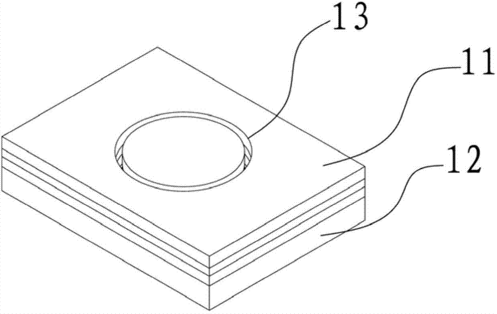 Laser drilling method for amorphous silicon solar cell glass substrate