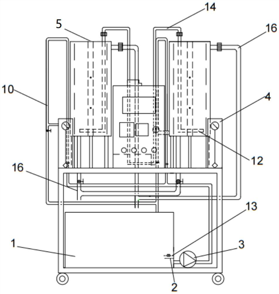 Device for culturing algae at constant temperature and experimental method