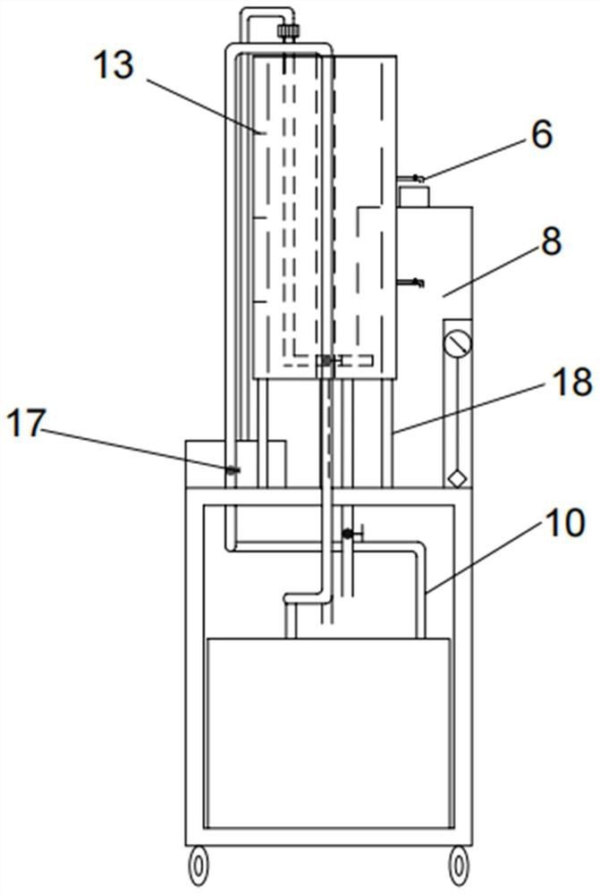 Device for culturing algae at constant temperature and experimental method