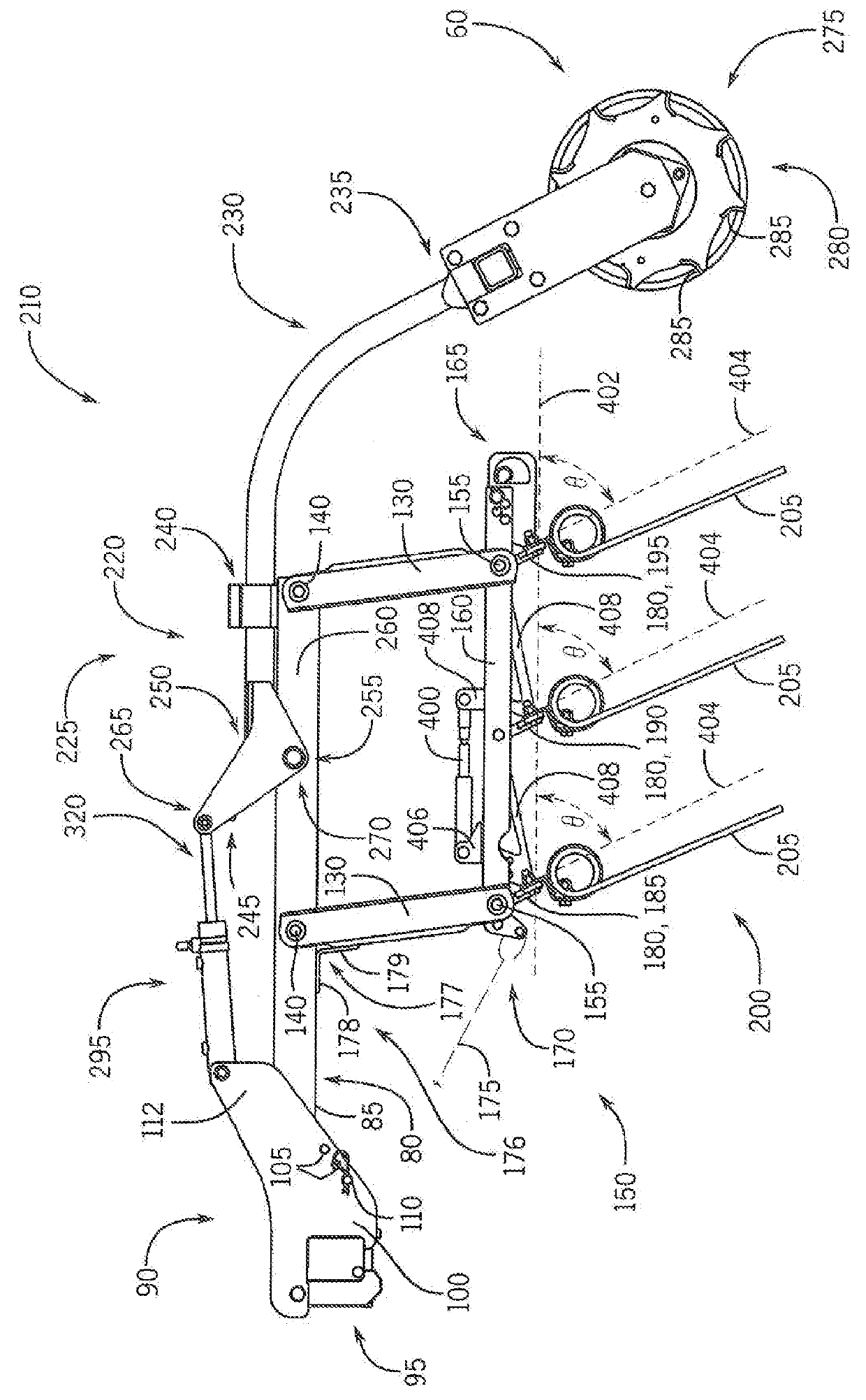 Electronic Control System For Adjusting Smoothing Tools Of A Harrow