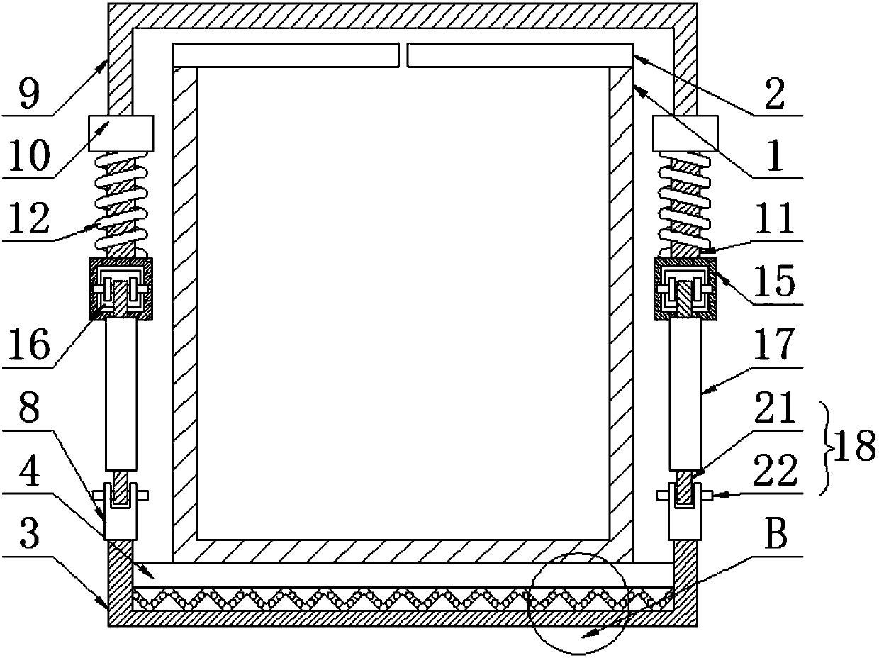 A carton that is shockproof, compressive and drop resistant