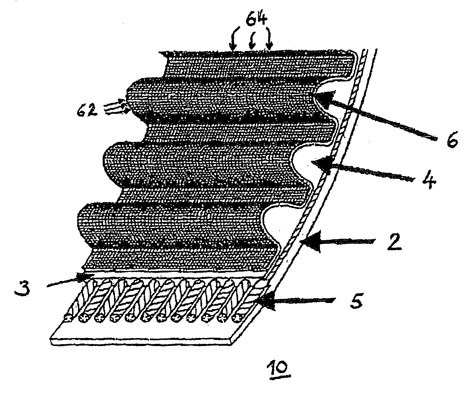 Toothed belt having a tooth covering made of fabric