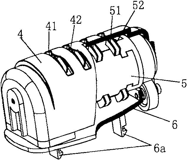 Electric hair drawing device