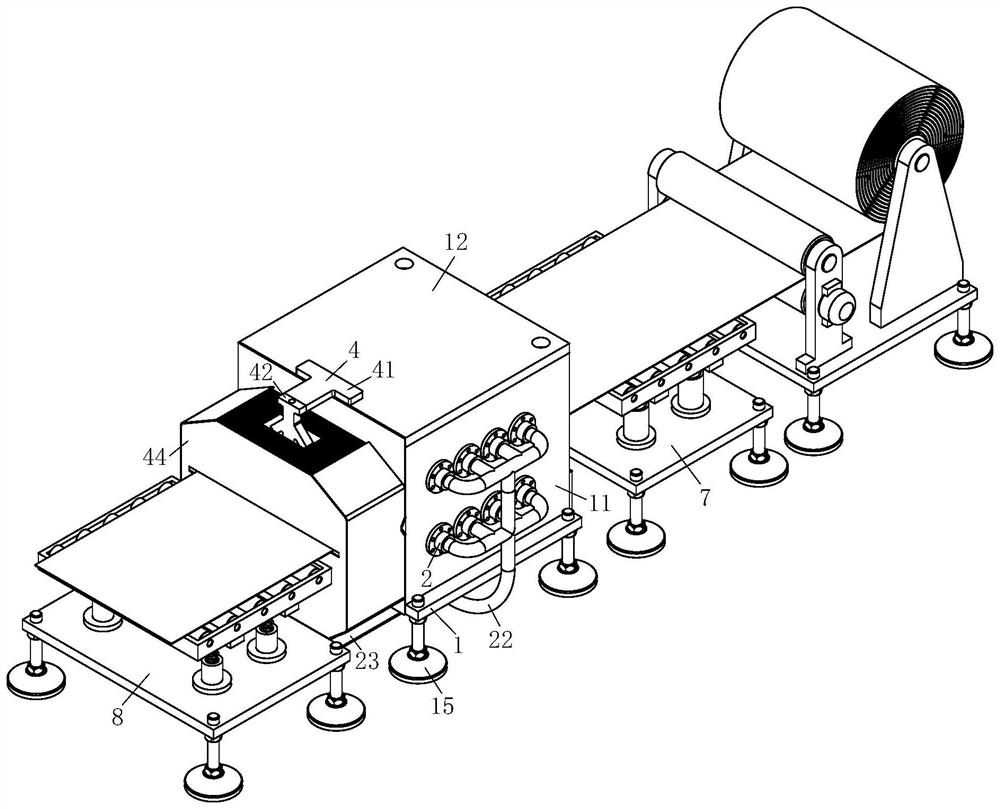 Automatic sheet sand blasting equipment