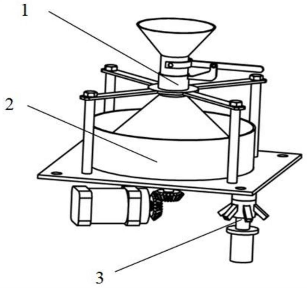 A differential speed plot seeding device