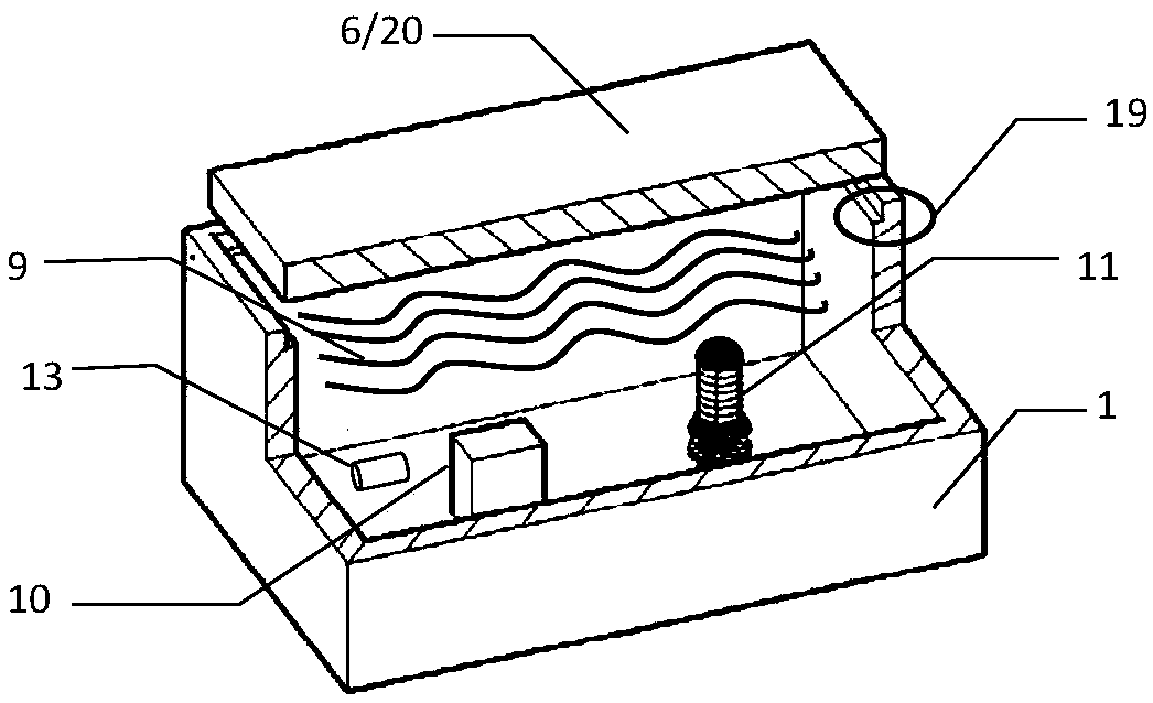 System and method for measuring comprehensive radiation absorption coefficient of surface of building material