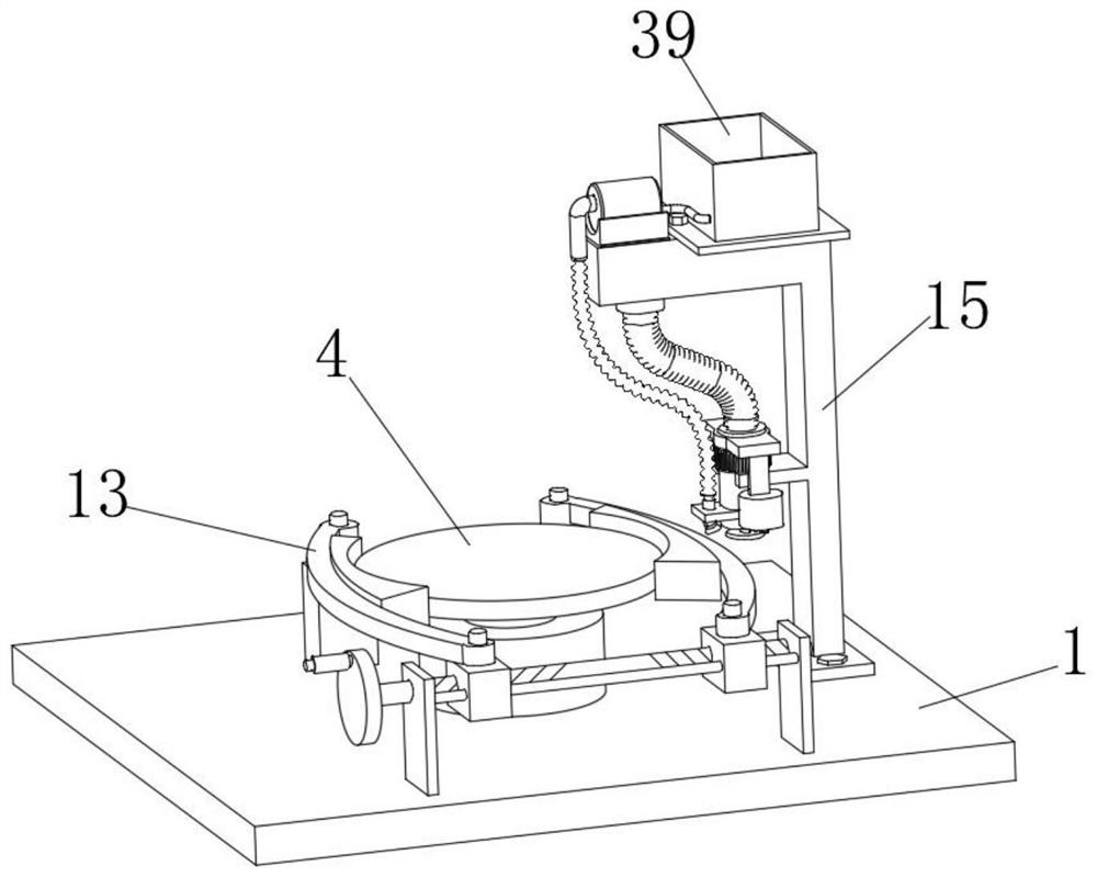 Silicon wafer processing device and processing technology for chip preparation