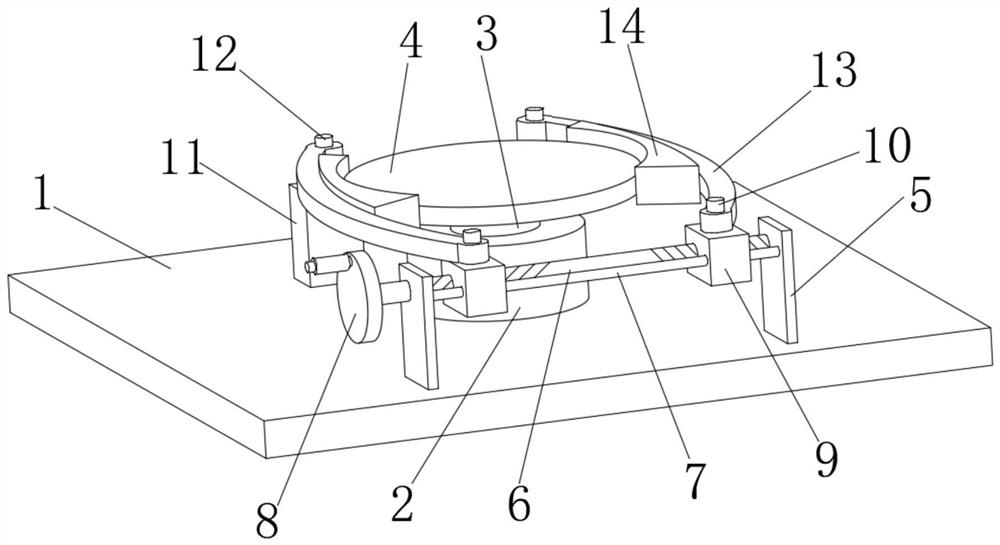 Silicon wafer processing device and processing technology for chip preparation