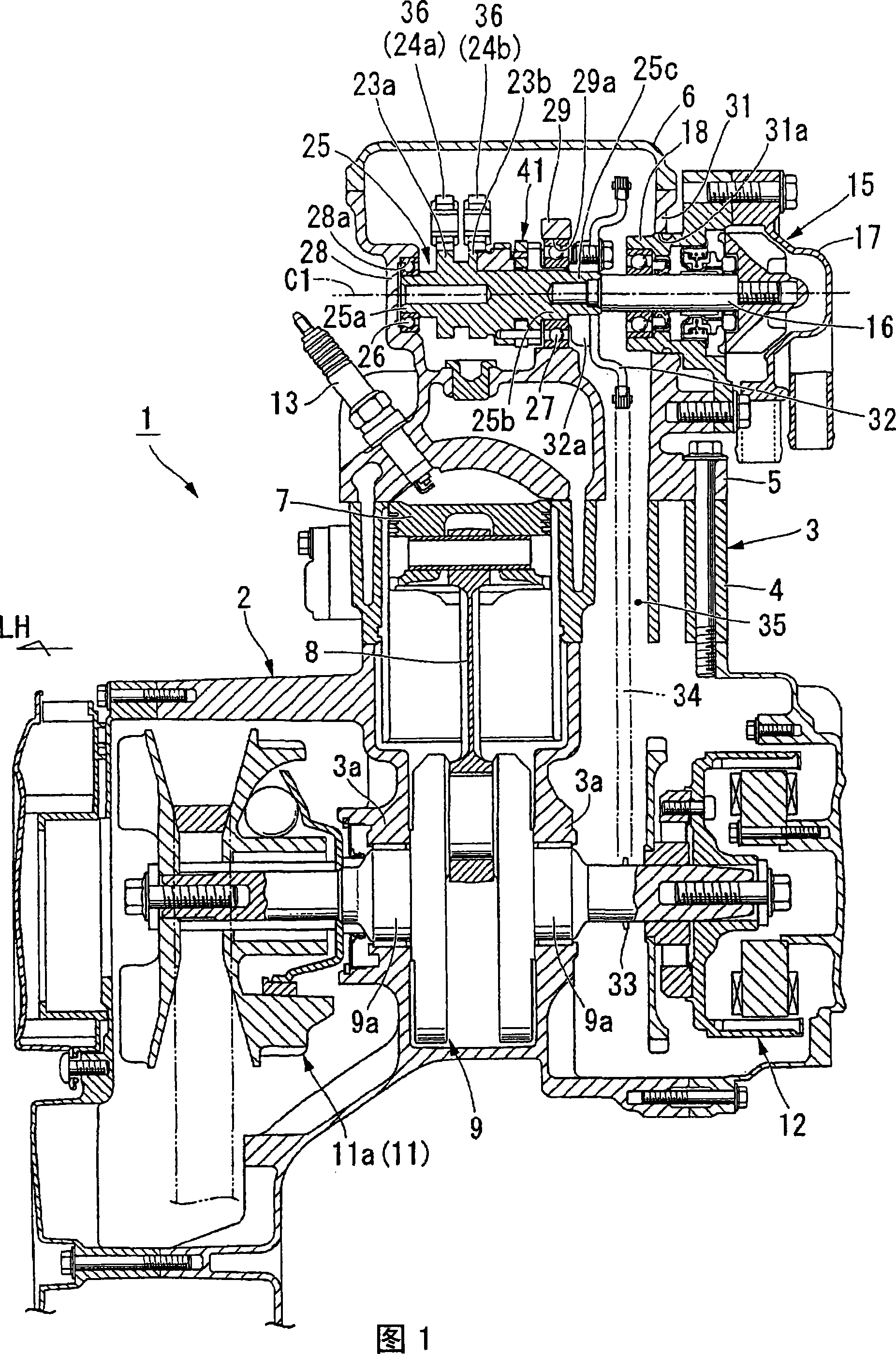 Engine with decompression device