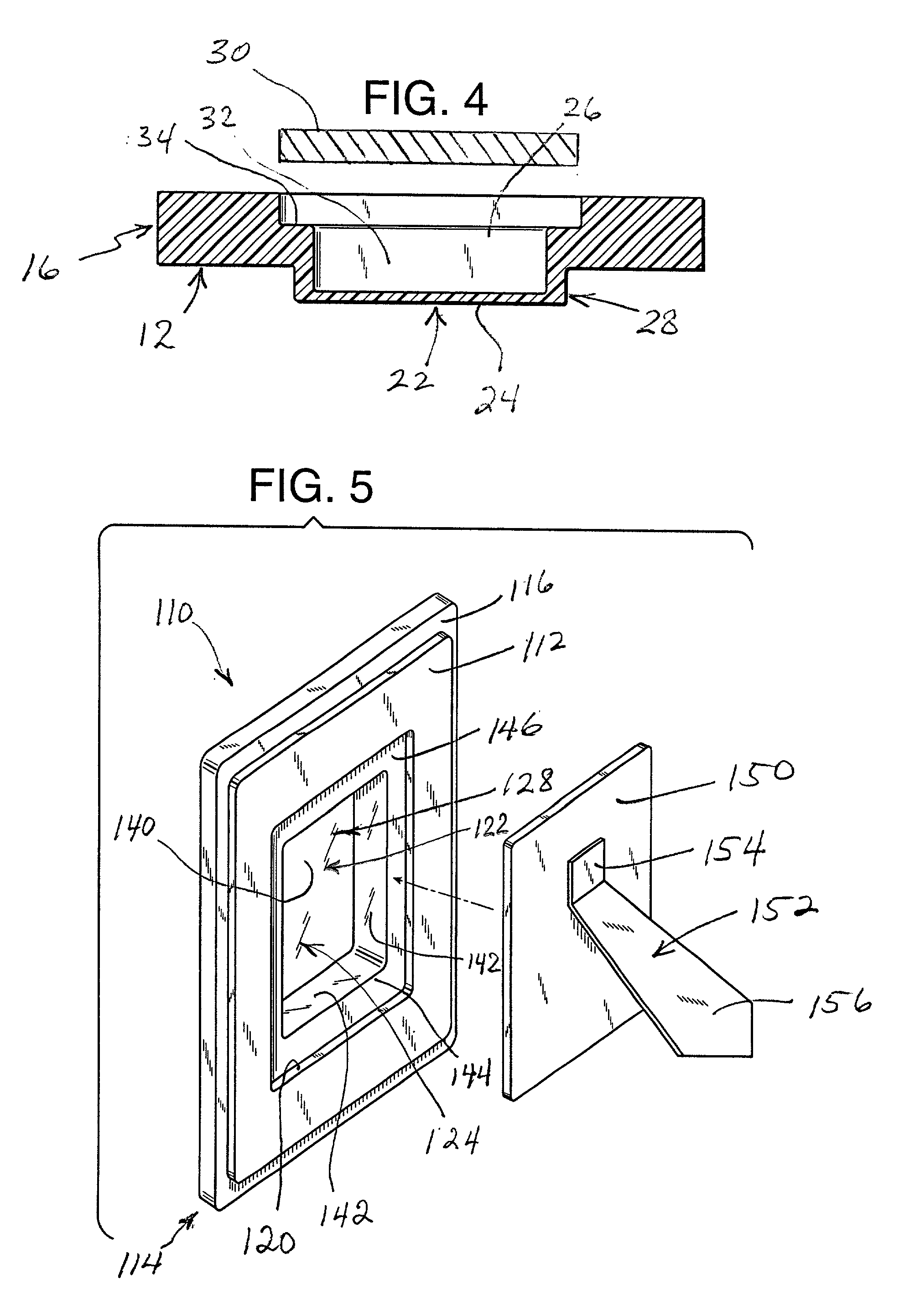 Shallow box display frame