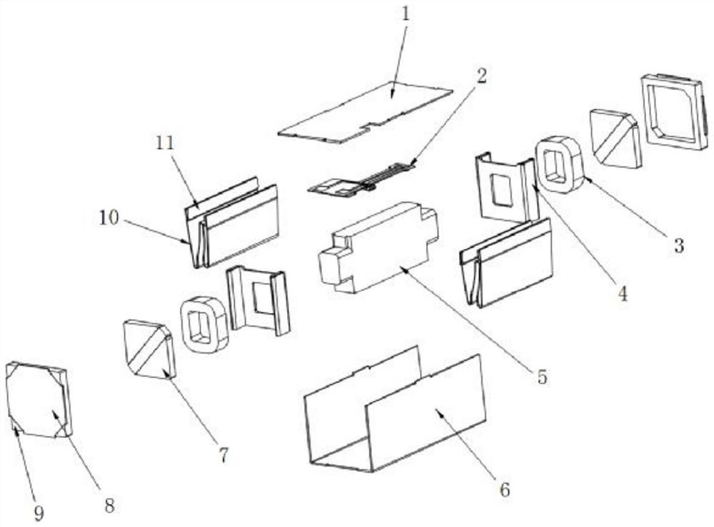 A moving coil type multidirectional vibration linear motor and its realization method