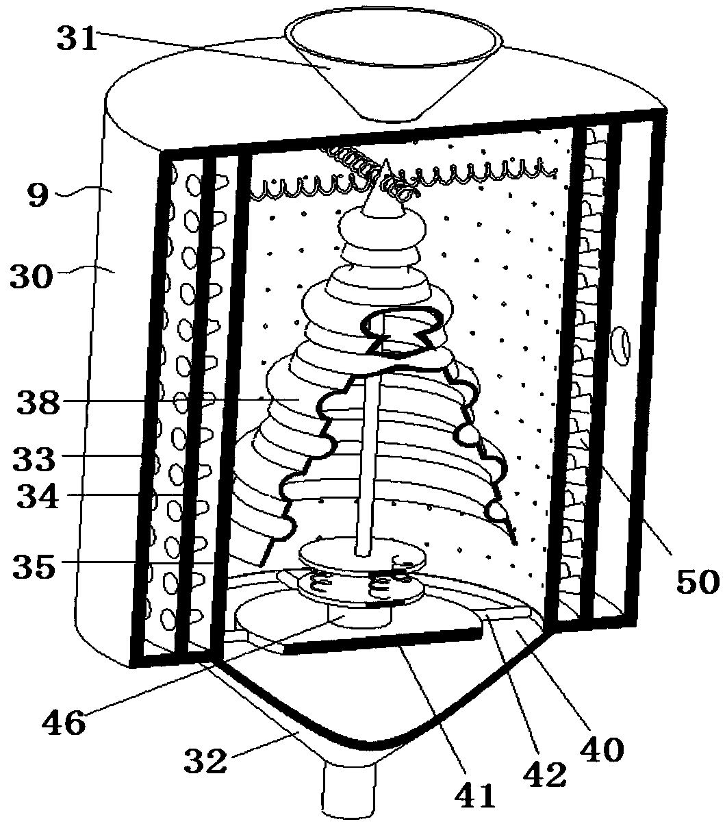 Sludge treatment system and working method thereof