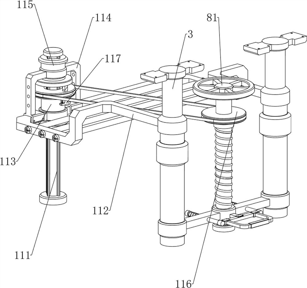 Rotary bidirectional single-ridge grape vine soil cleaning device