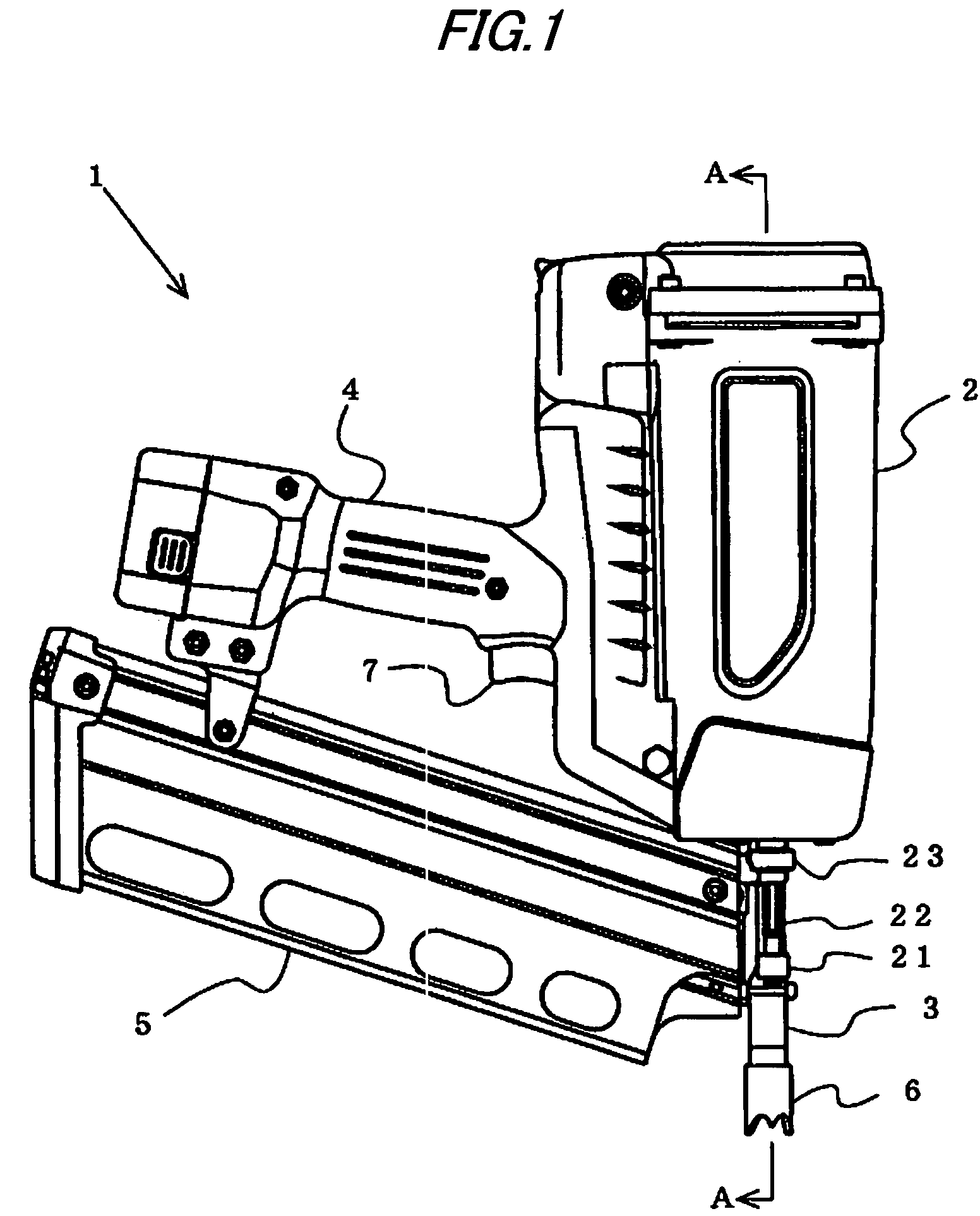 Power drive nailing machine