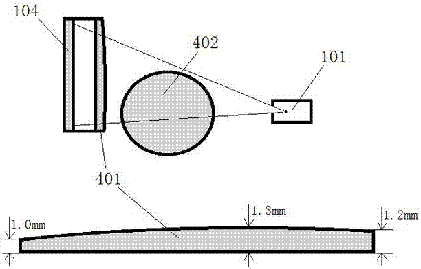 Tapered beam CT (computed tomography) imaging system based on attenuation plate