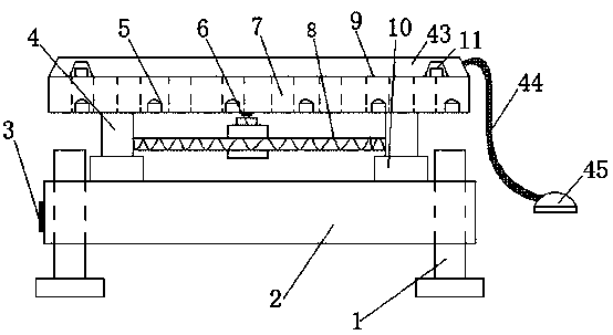 A microcomputer cooling rack device