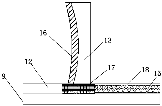 A microcomputer cooling rack device