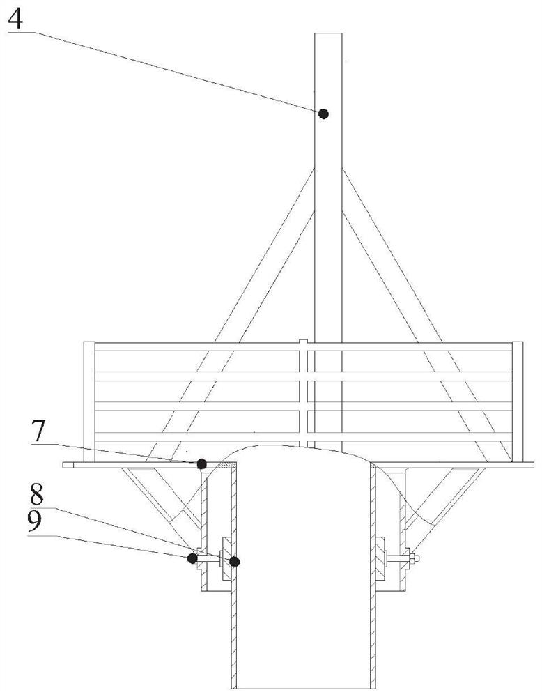 Part for cleaning and pumping sludge in pile, sludge pumping equipment and method