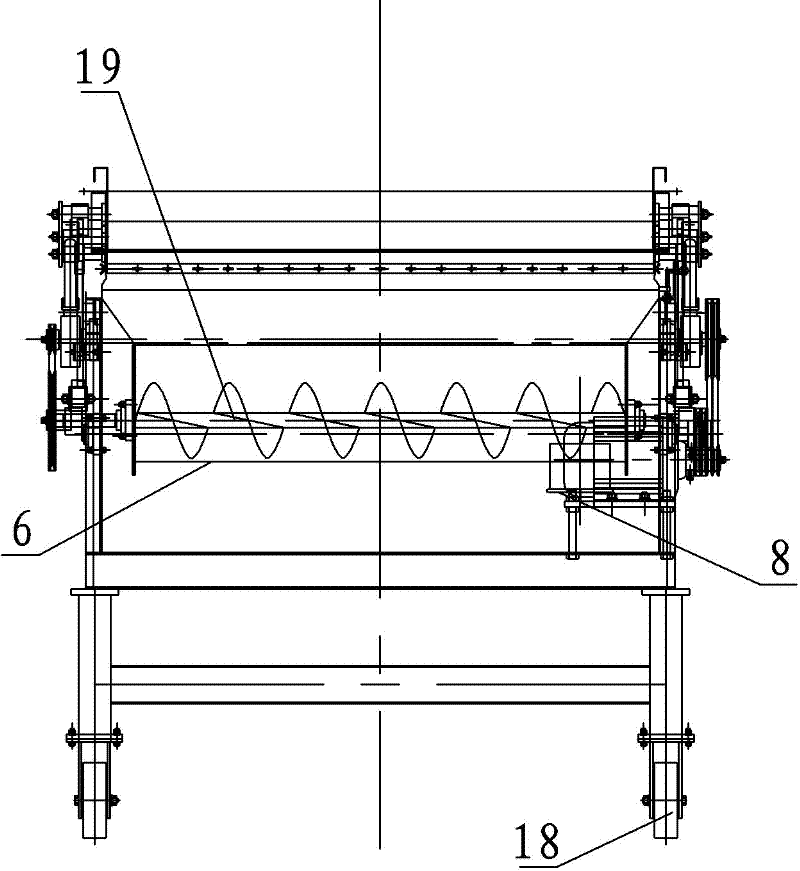 Combined cleaning equipment of raw grain air sieve