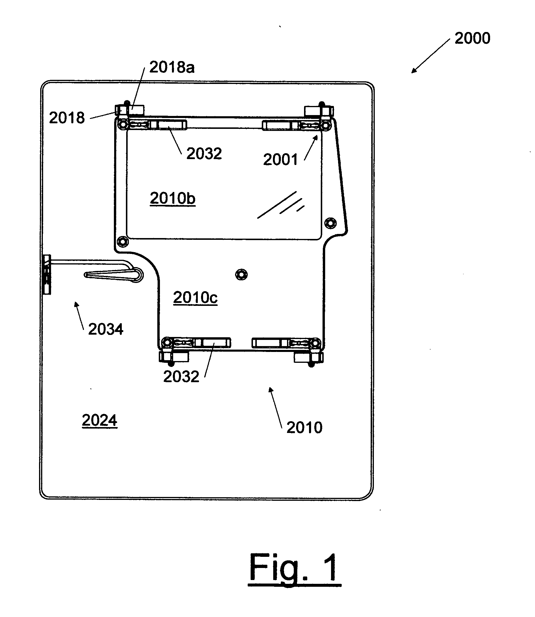 Emergency egress assembly embedded in a vehicle door