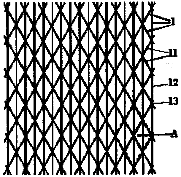 Radial shrink-expandable tubular fabric coupled with structural phase transition and cross-rotation, its preparation method and application