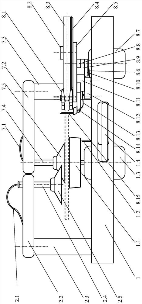 Feeding rod touch pressure sensor of plate-shaped workpiece hemming device